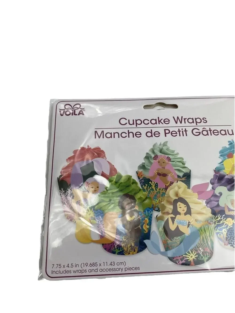 Mermaid Cupcake Wrappers 24pcs Party Baking Decorations, Themed Supplies, New